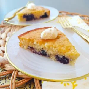 Ricotta Cake with Blueberries