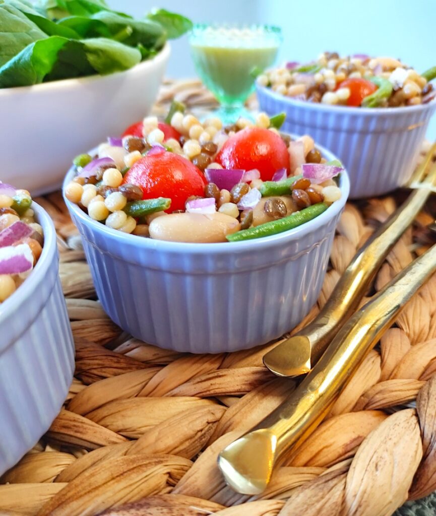 Lentil & Israeli Couscous Salad Vanguard of Hollywood