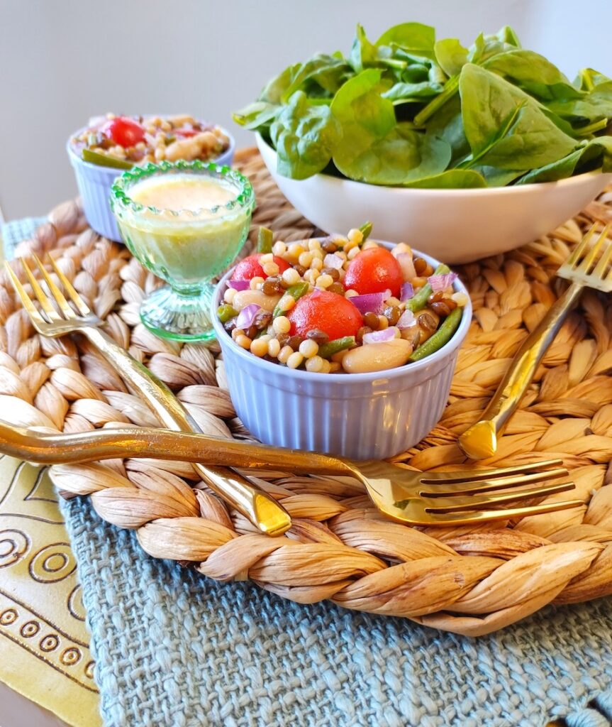 Lentil & Israeli Couscous Salad Vanguard of Hollywood