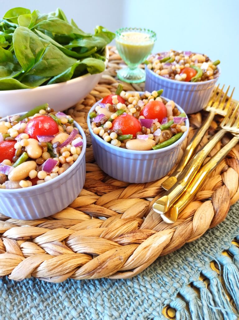 Lentil & Israeli Couscous Salad Vanguard of Hollywood