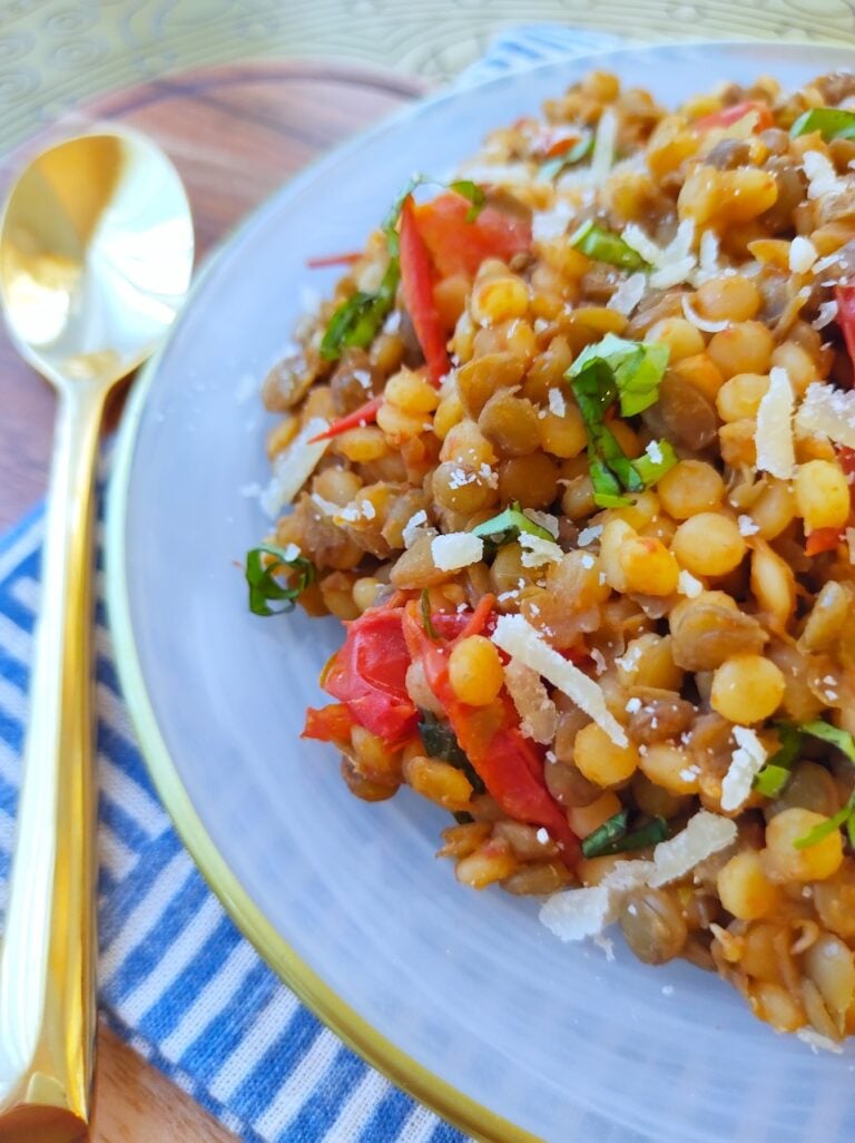 Lentil and Israeli Couscous Salad with Tomatoes Vanguard of Hollywood