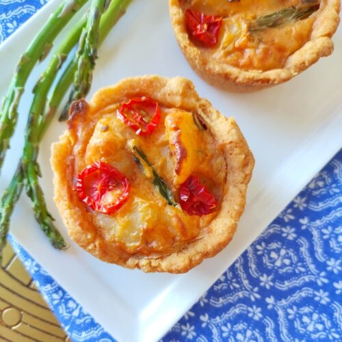 Savory Mini Pies with Potato & Asparagus Vanguard of Hollywood